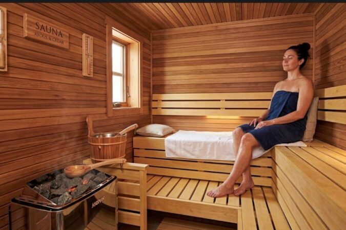 Western Red Cedar sponning / sauna schroot